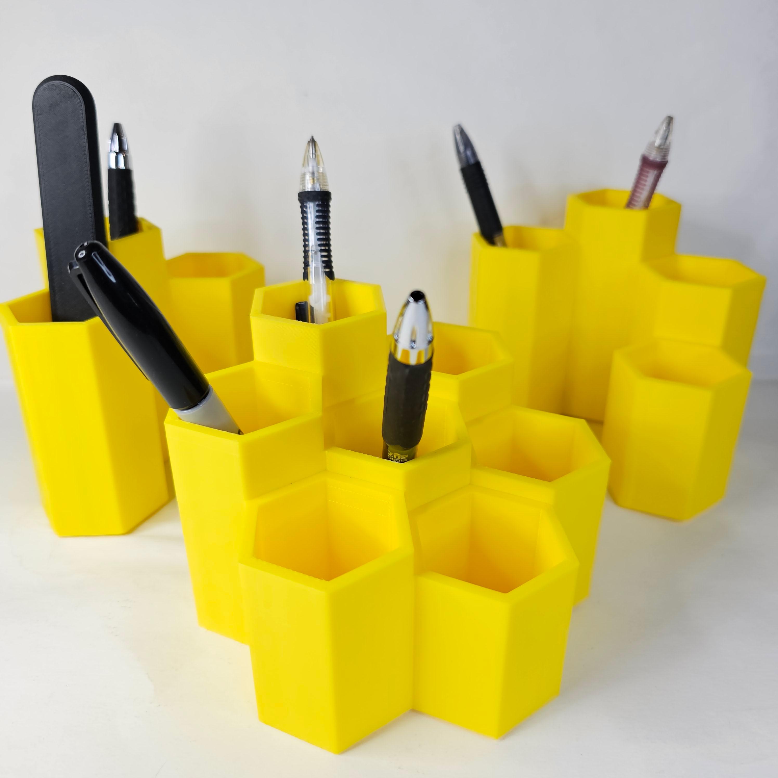 HONEYCOMB ORGANIZERS (13 DIFFERENT VERIONS!) 3d model