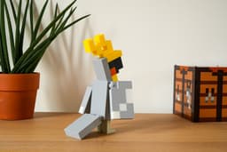 Minecraft Parrot – Gray Edition 3d model
