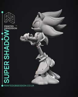 Super Shadow - Sonic - Fan Art 3d model