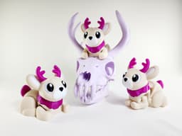 2025 Jackalope Flexi, Figurine, and Skull 3d model