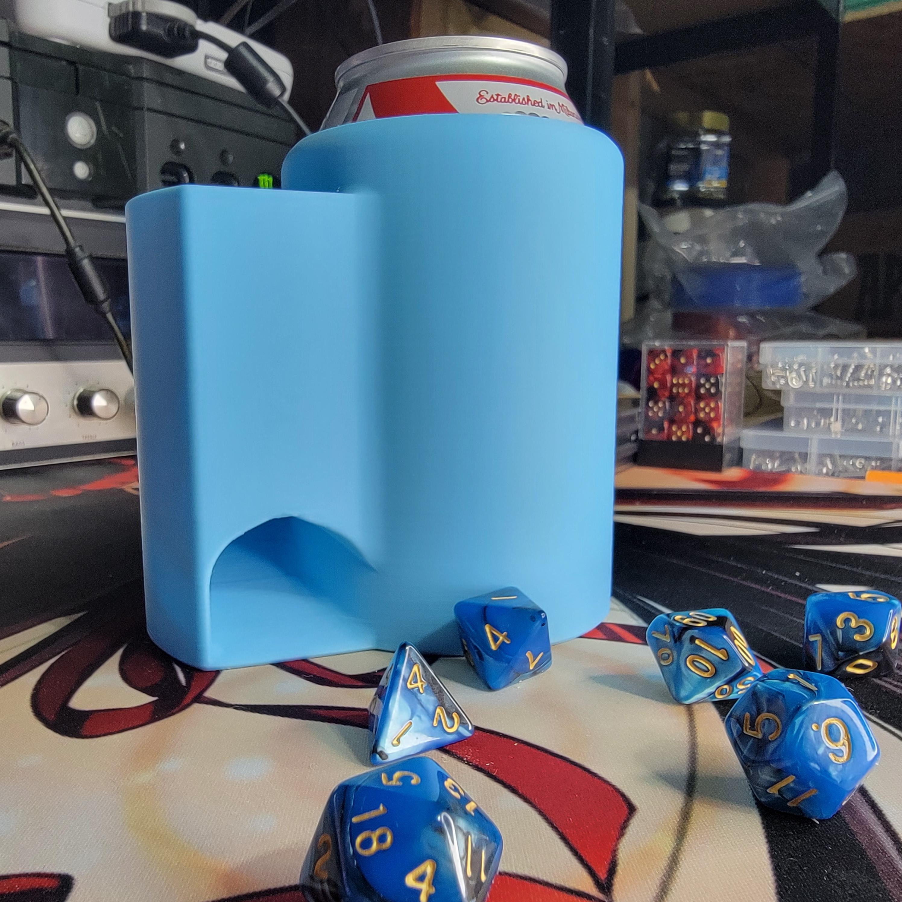 12oz Dice Tower Can Cup 3d model