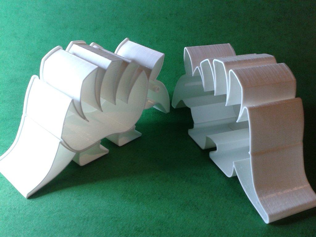 Pichi armadillo, nestable box (v1) 3d model
