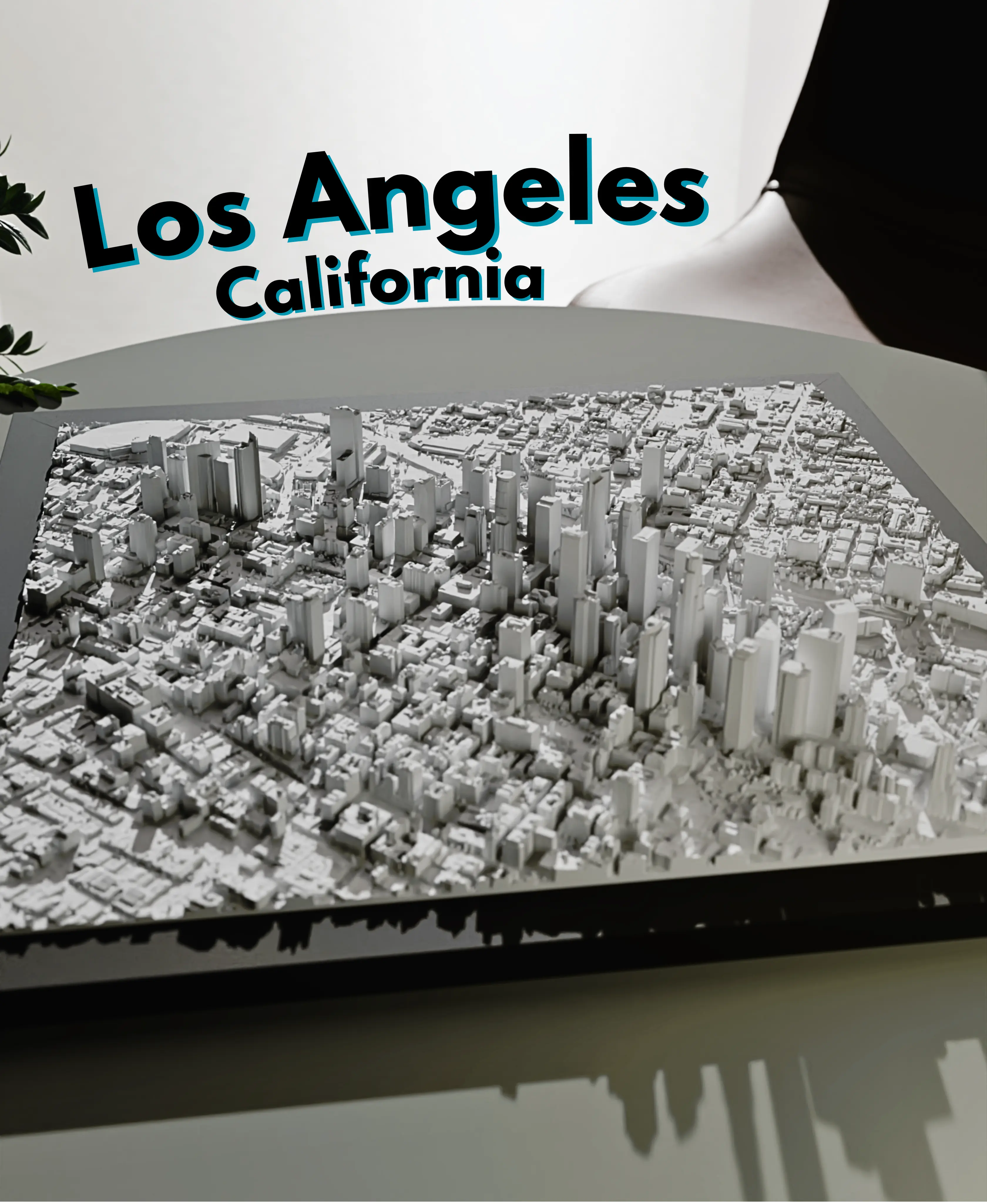 Los Angeles, CA - L & XL 3d model