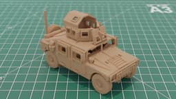 M1114 HMMWV 4x4 Military Truck 3D Print STL Model 3d model