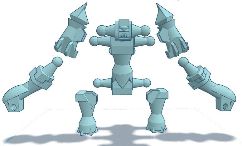 Chessbot Monster (Formerly Action #Chess) 3d model