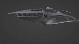 PROJECT MANTARAY STARSHIP FOR 3D PRINT 3d model