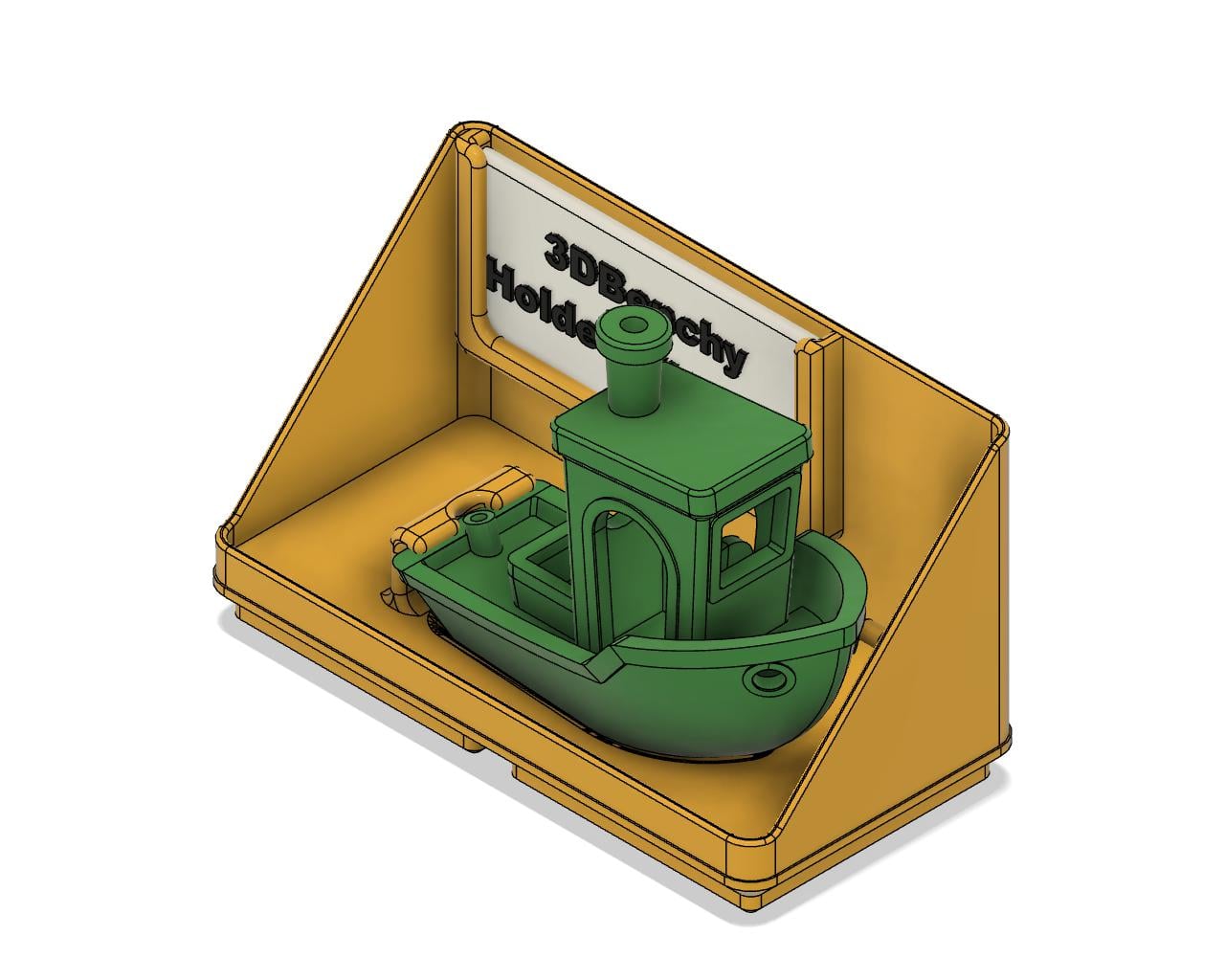 Gridfinity 3DBenchy Holder 3d model