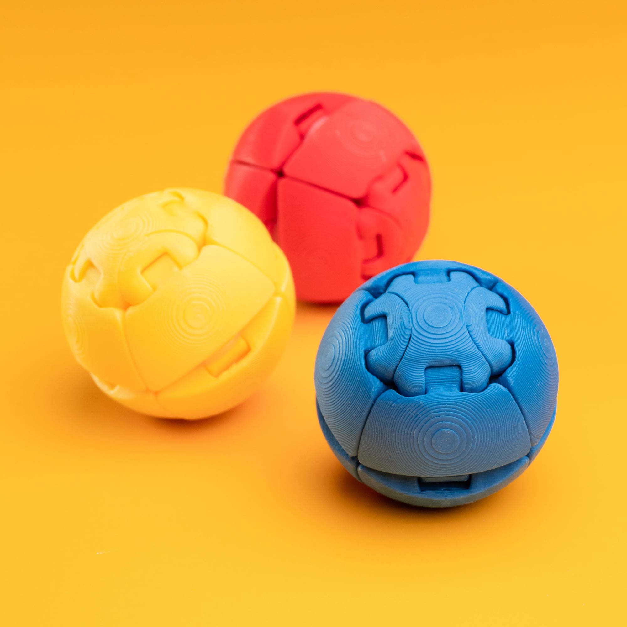 Zorbles - Ultimate Squishy Clicker Fidget with Carrying Case 3d model