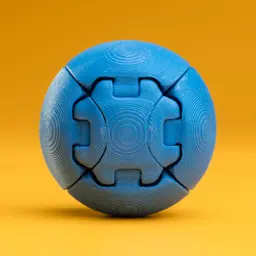 Zorbles - Ultimate Squishy Clicker Fidget with Carrying Case 3d model
