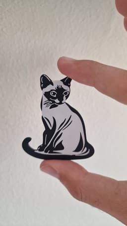 Khao manee keychain+magnet 3d model