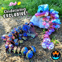 Baby Mushroom Dragon 3d model