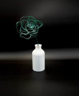 Camellia – 3D Printed Art Flower 3d model