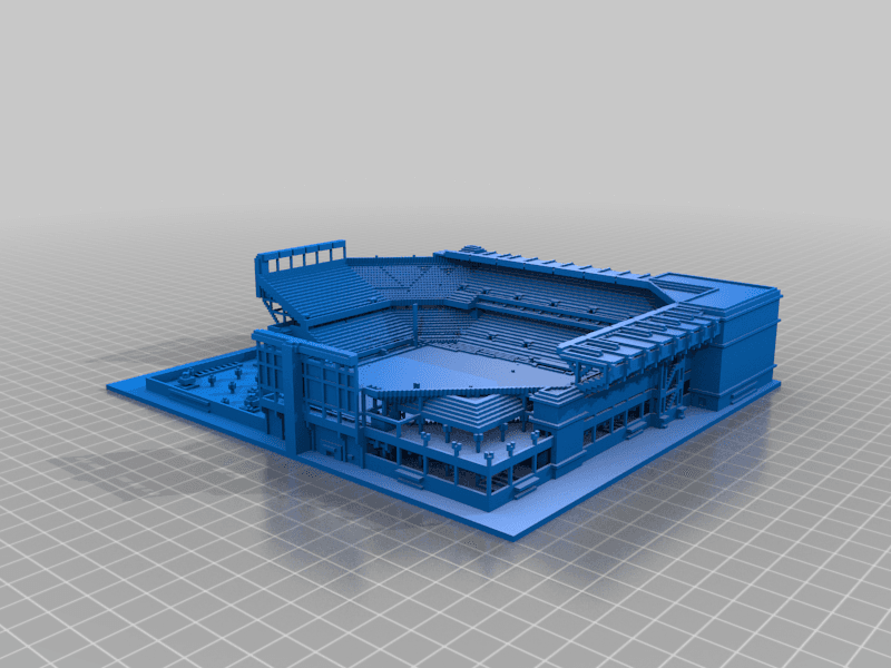 Minecraft Baseball Stadium 3d model