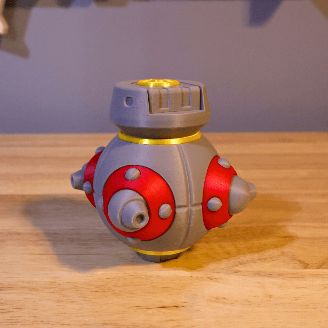 G-142 Pyrotech Grenade Prop STL (3D Print File) 3d model