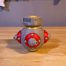 G-142 Pyrotech Grenade Prop STL (3D Print File) 3d model