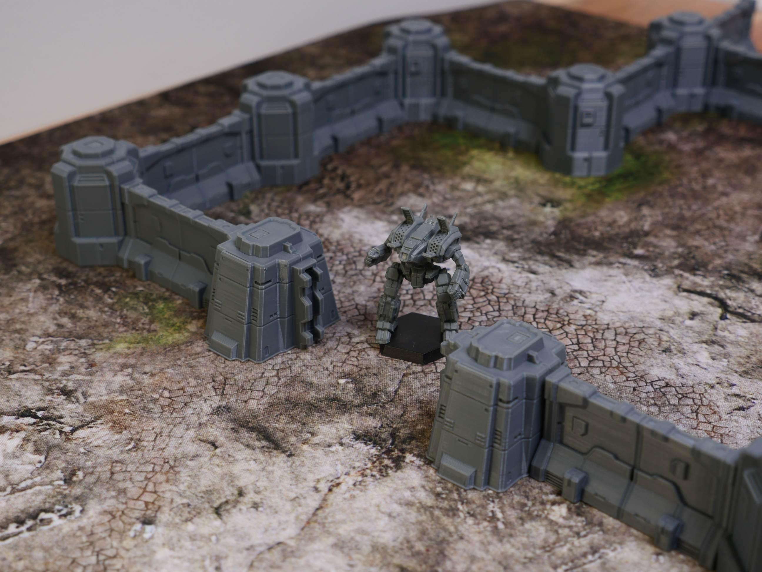Gate: Open Sci-Fi - Wall Set 3d model