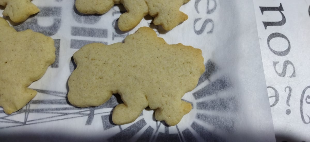 Ukraine Cookie Cutter - Small-size cookie, baked - 3d model