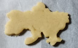 Ukraine Cookie Cutter - Small size cookie, raw - 3d model