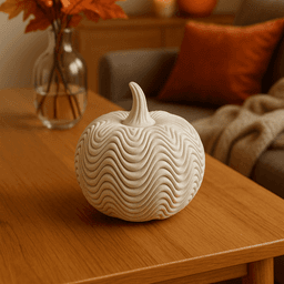 WAVE PUMPKIN / HALLOWEENDECOR / ABSTRACT DECOR / AUTUMN DECOR 3d model