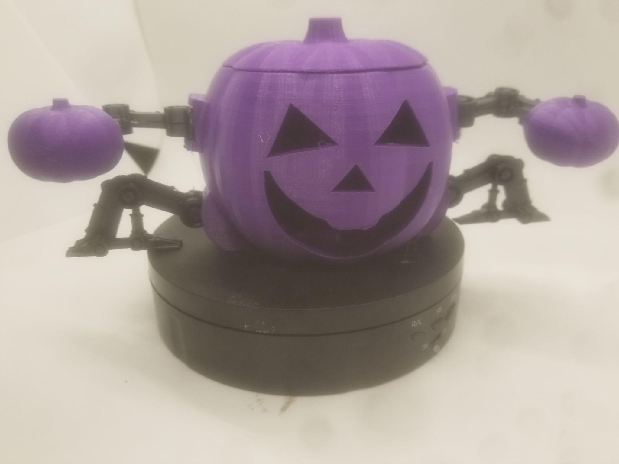 FHW: Lantern Pumpkin bot v1 ez print 3d model