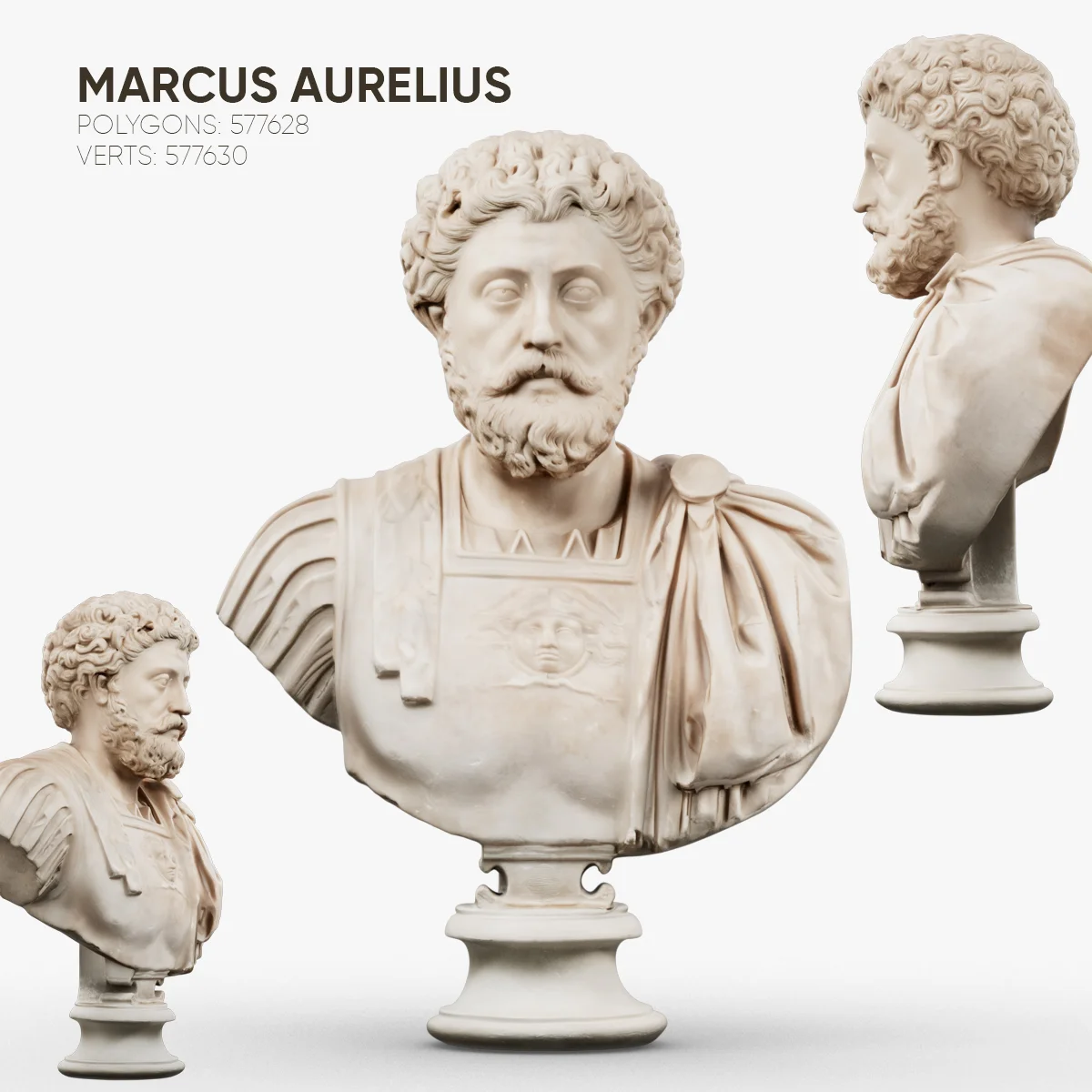 Marcus Aurelius 3d model