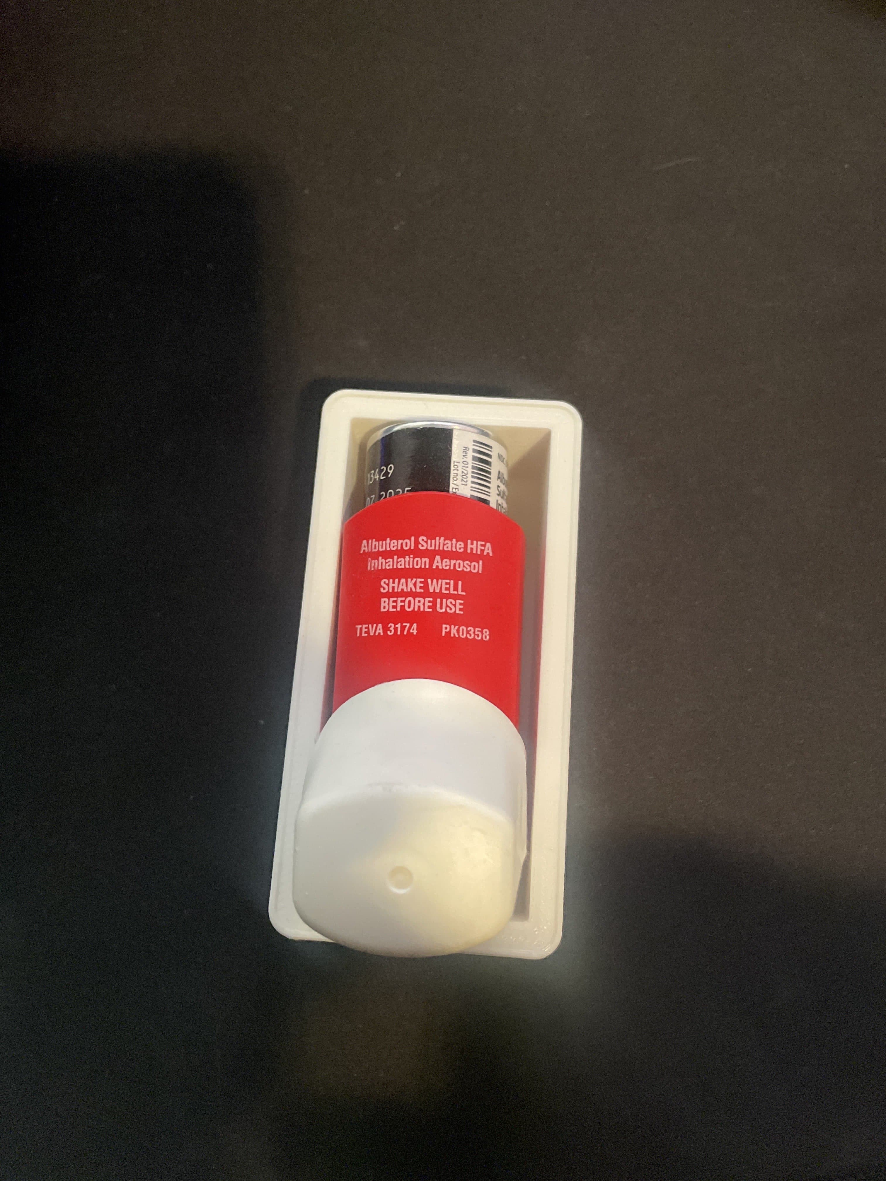 inhaler holder v2.stl 3d model