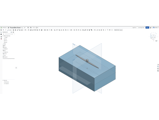 Tissue Box 3d model