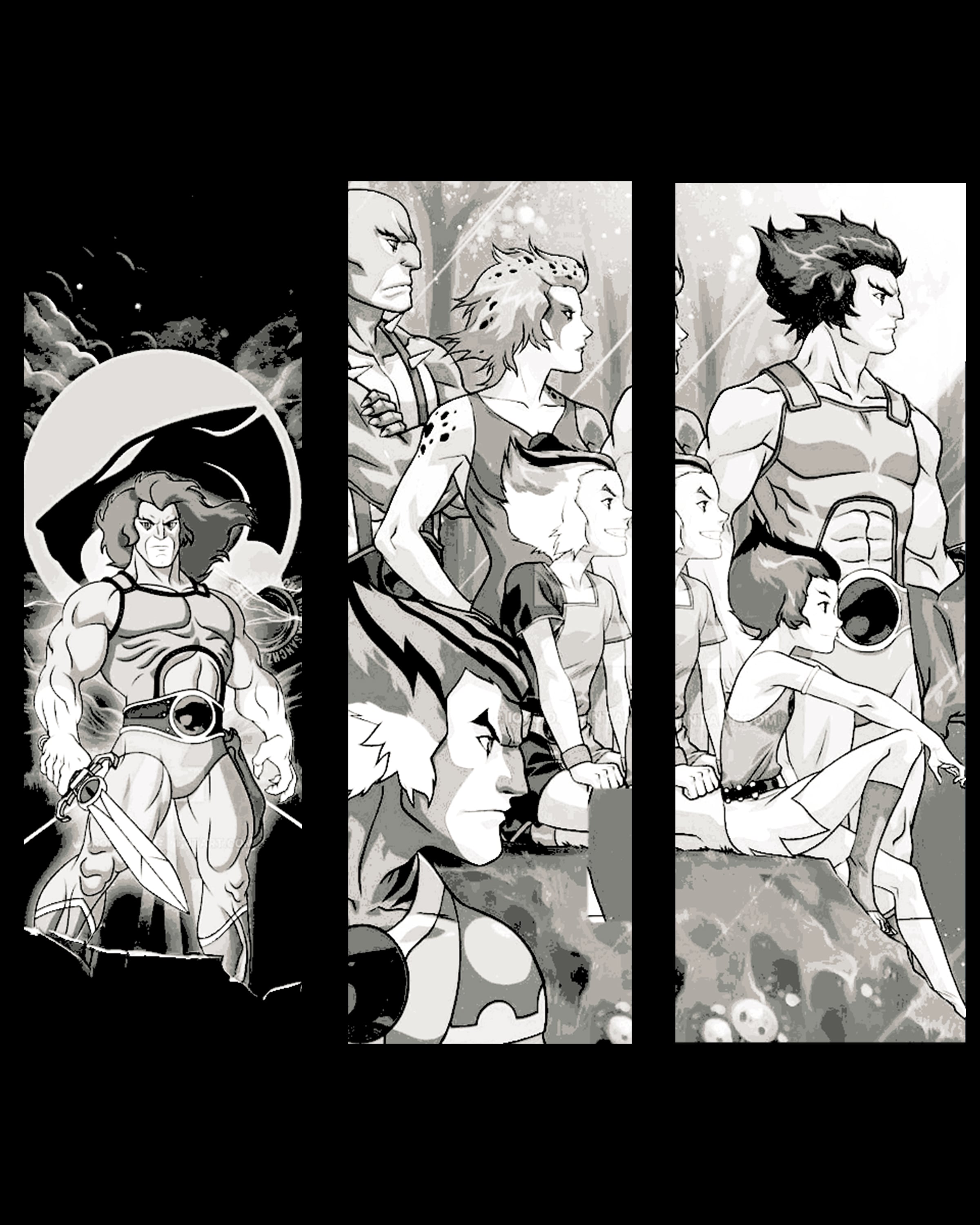 Thunder, thunder, thunder, Thundercats Ho! - Fanart set of Bookmarks 3d model