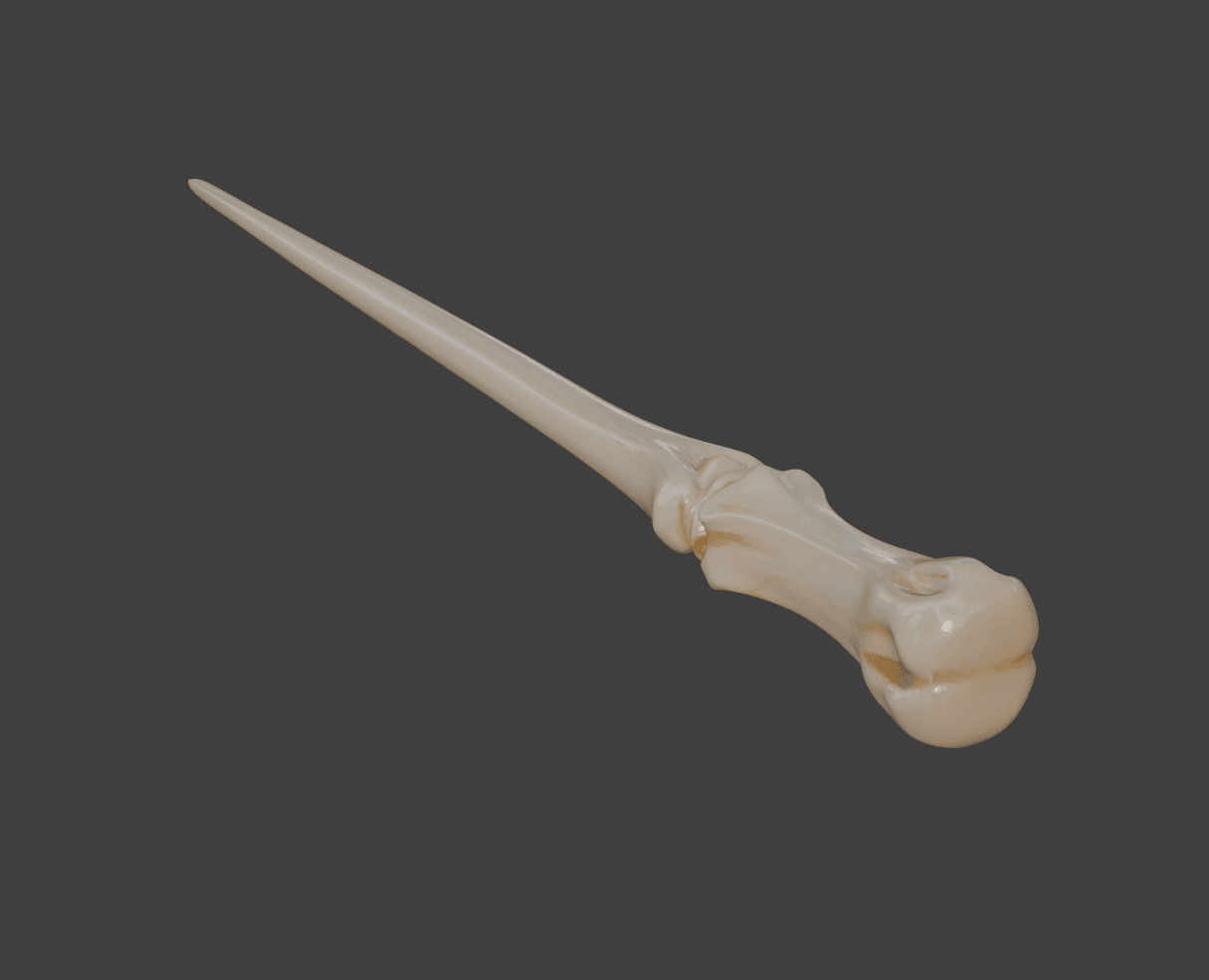 Bone Magic Wand 3d model
