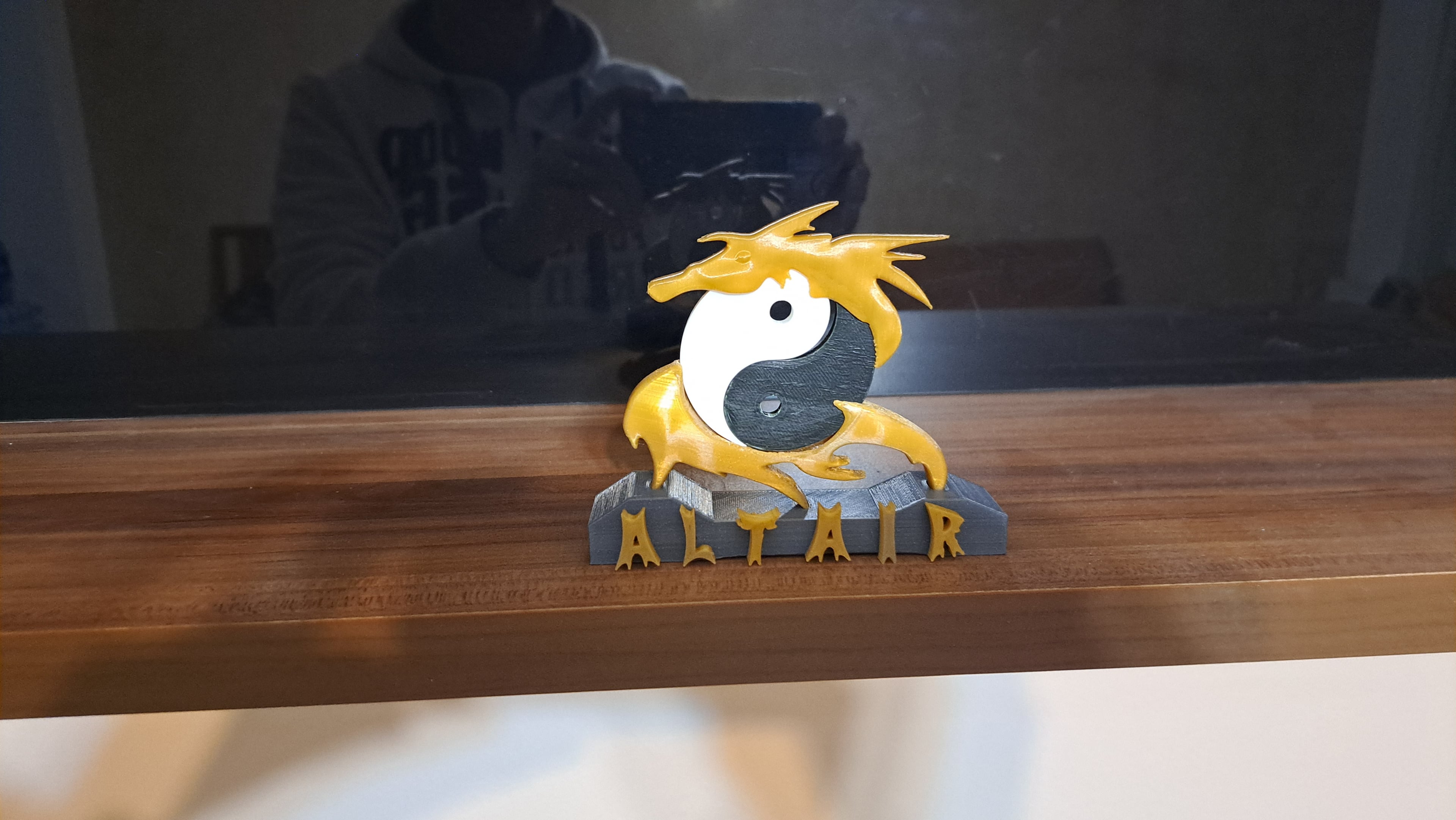 YingYang Dragon on the platform 3d model