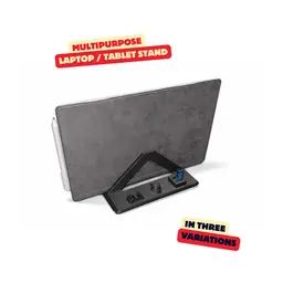 LAPTOP / TABLET STAND WITH LOCK MECHANISM / LAPTOP STAND / MACBOOK STAND / OFFICE ORGANIZER 3d model