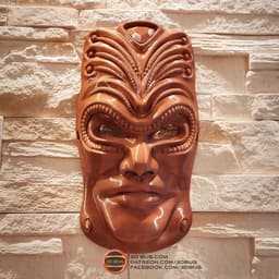 Decorative wall mask 3d model