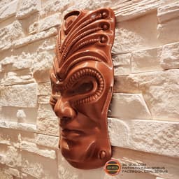 Decorative wall mask 3d model