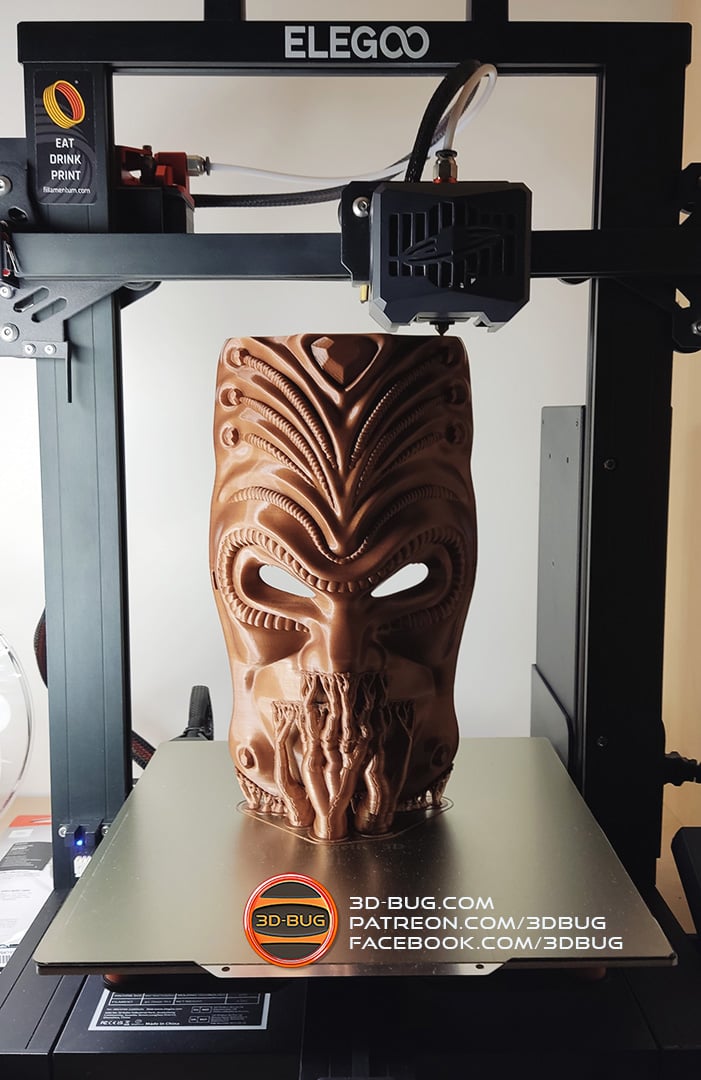 Decorative wall mask 3d model
