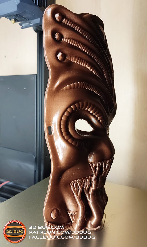 Decorative wall mask 3d model