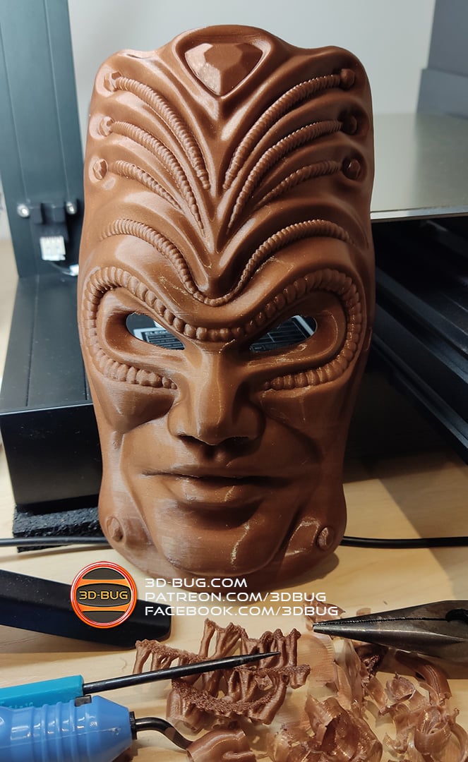 Decorative wall mask 3d model