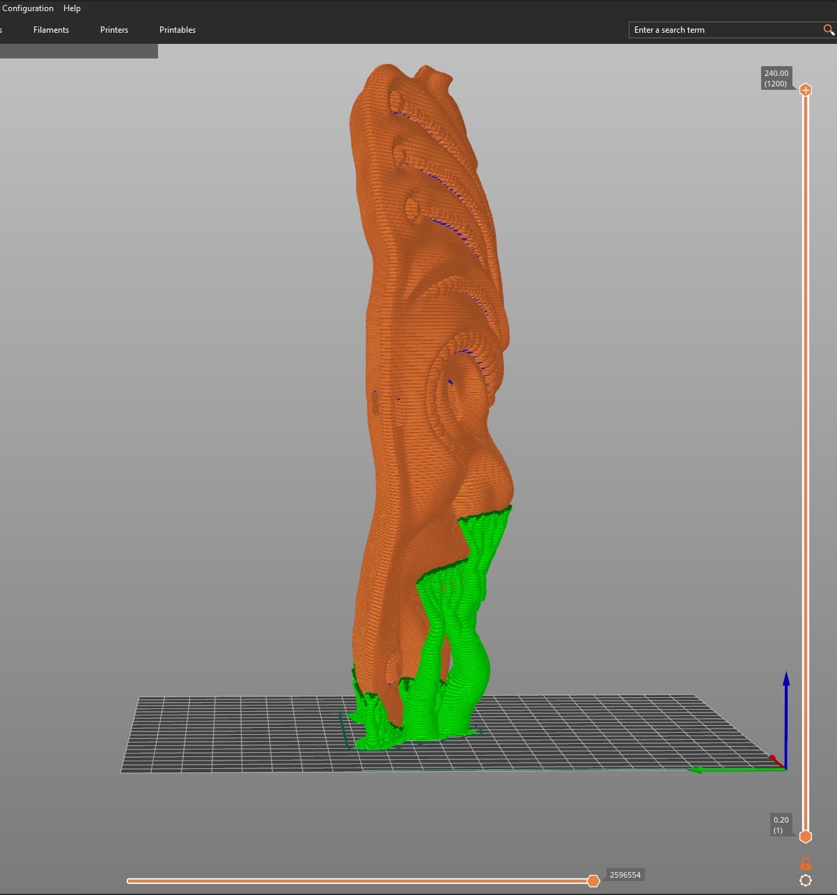Decorative wall mask 3d model