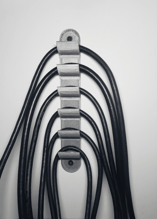 Cable Holder Wall Mounted 3d model