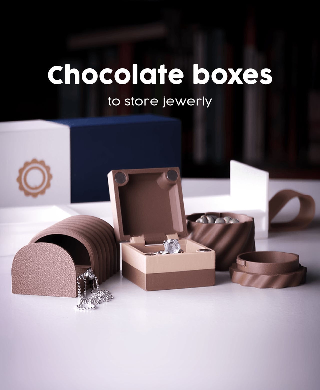 Chocolate Jewelry Box 3d model