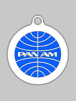 Pan Am keychain Circle