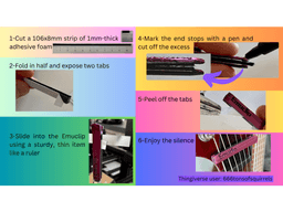 Emuclip (string instrument mute) 3d model