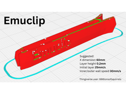 Emuclip (string instrument mute) 3d model