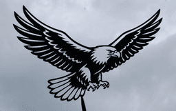Flying Eagle 2D Wall Art.3mf 3d model