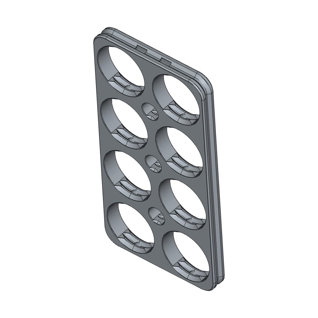 D-LOCK_PANEL.2X4-BLANK 3d model