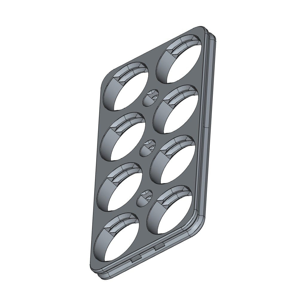 D-LOCK_PANEL.2X4-BLANK 3d model