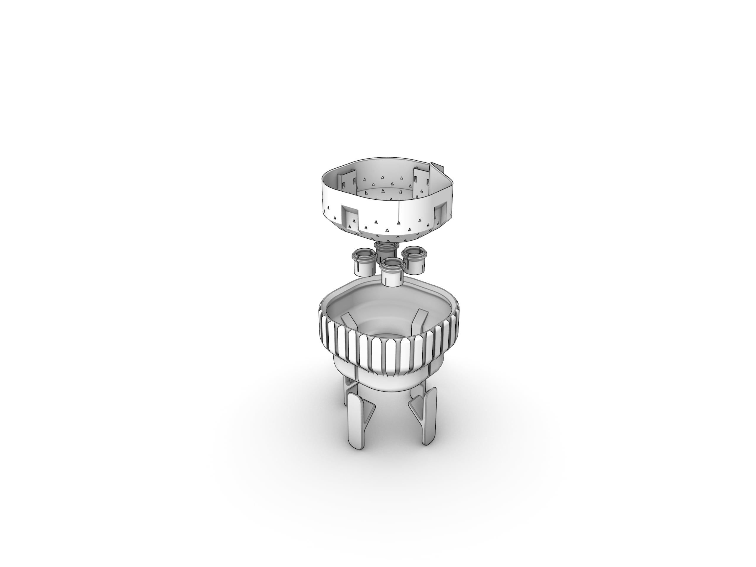 Plant Pot S: 3 Designs 3d model
