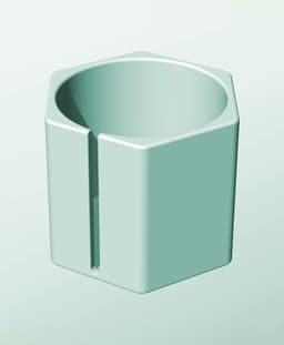 CH162-160-S Stackable slotted component box for creative makers 3d model