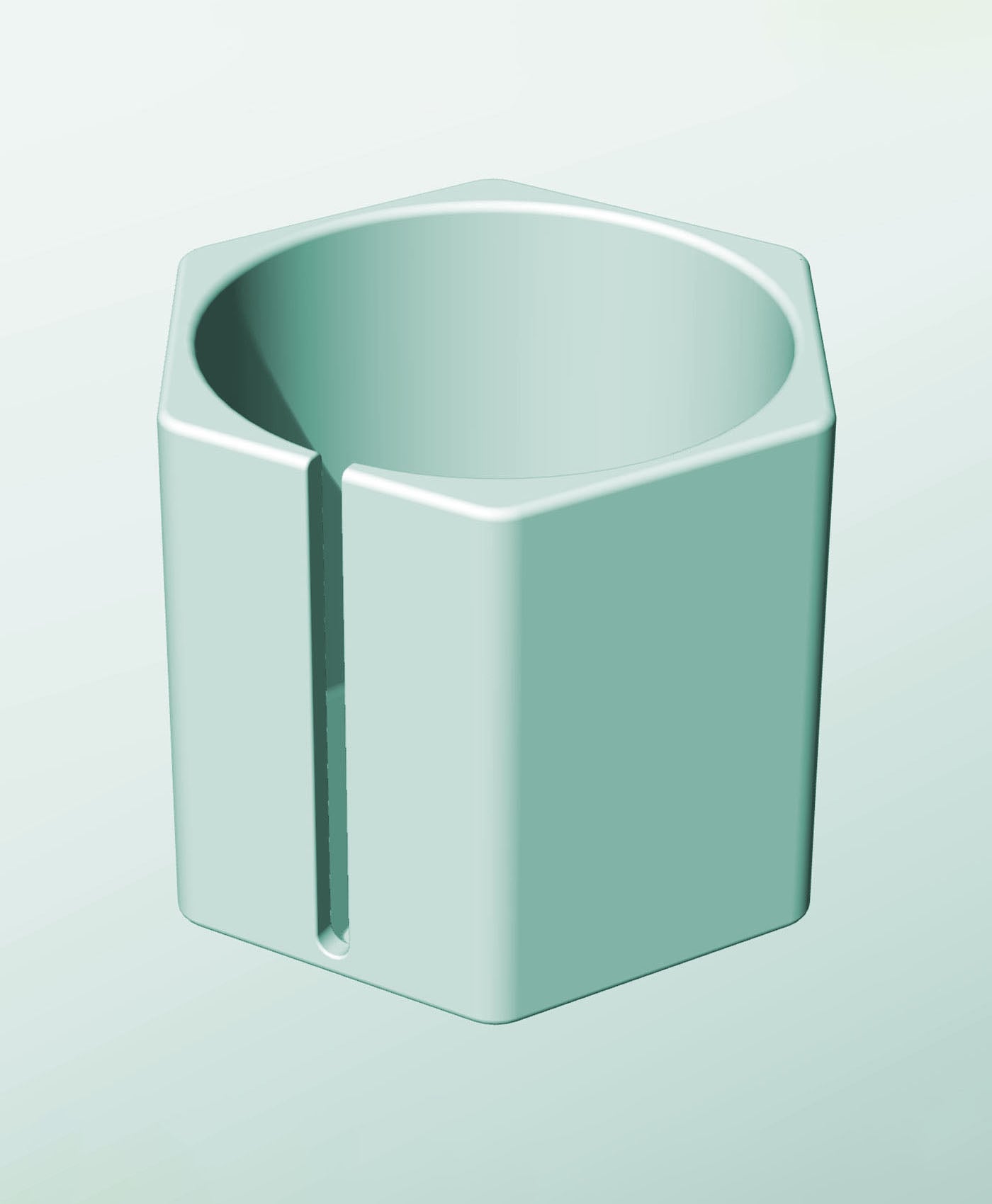 CH162-160-S Stackable slotted component box for creative makers 3d model