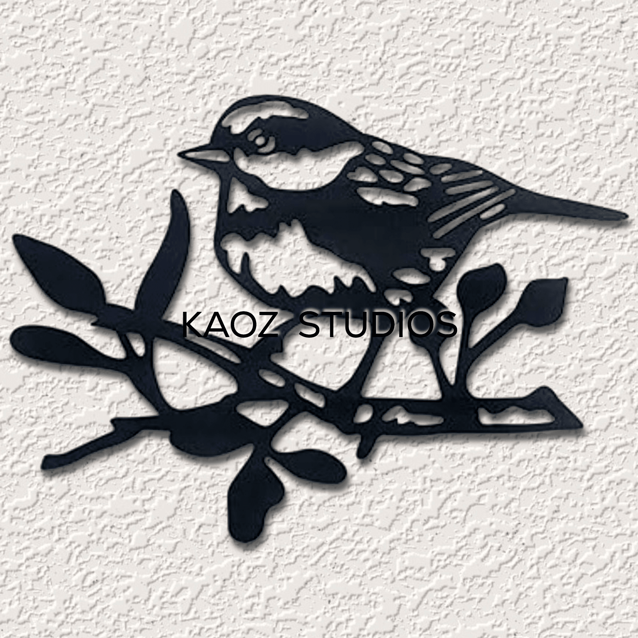 finch wall art bird wall decor wildlife decoration nature scenery 3d model