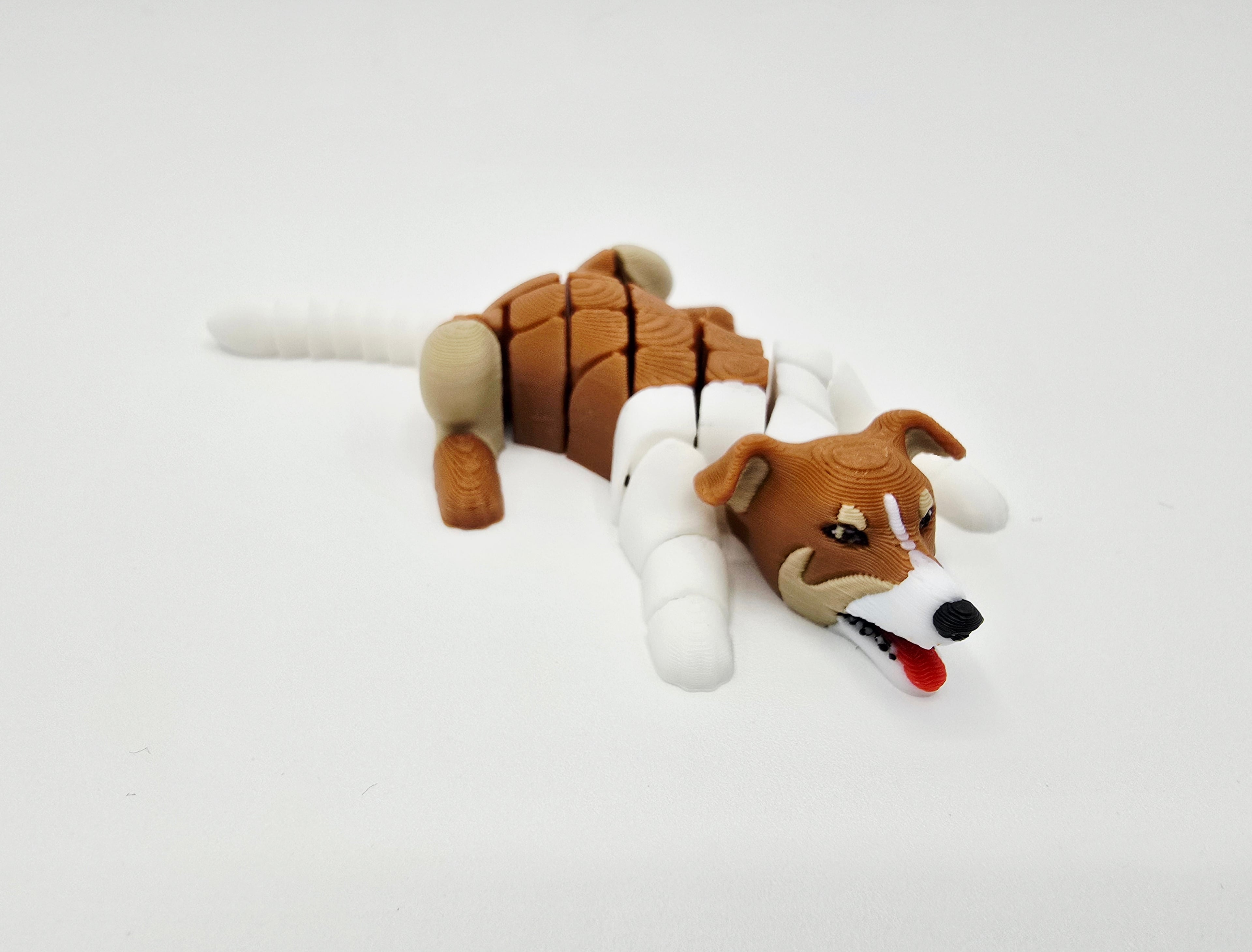 Flexi Australian Shepherd 3d model